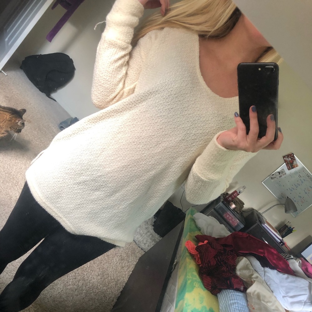 White sweater